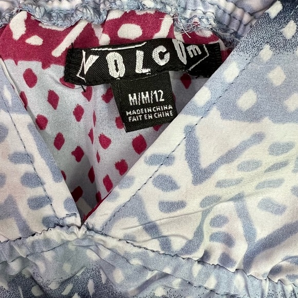 VOLCOM Aztec Southwest Pansies Deep V Dress Size Medium - Picture 5 of 7